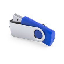 Memoria USB Giratoria 16GB Azul