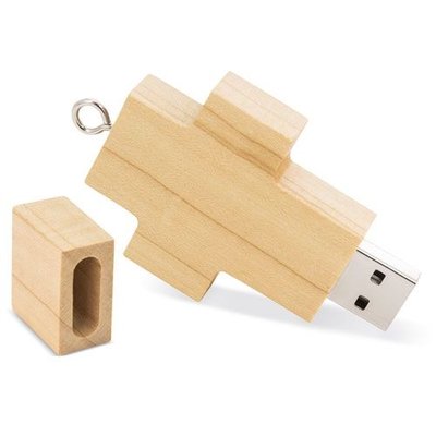 Memoria USB 32GB Cruz Bambú