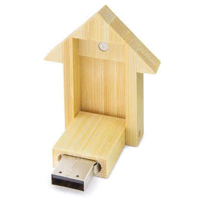 Memoria USB Casa Bambú 32GB