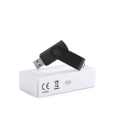 Memoria USB Clip de colores 16GB Neg