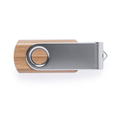 Memoria USB Giratoria Bambú 16GB