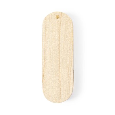 Memoria USB giratoria de madera