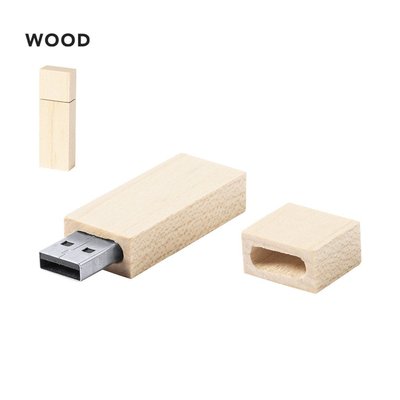 Memoria USB de madera 16GB