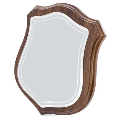 Metopa Escudo Madera/Cristal Personalizable