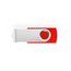 Memoria USB 8GB Giratoria Rojo
