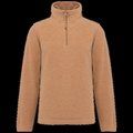 Micropolar 1/4 Cremallera con Bolsillos Camel Heather XXL