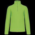 Micropolar 1/4 Cremallera con Bolsillos Lime 3XL