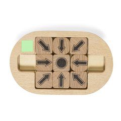 Minipuzzle Rompecabezas Madera 9 Piezas | Area 3 | 13 x 13