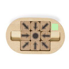 Minipuzzle Rompecabezas Madera 9 Piezas | Area 5 | 13 x 13