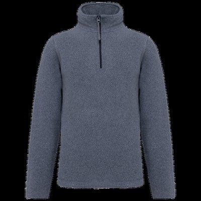 Micropolar 1/4 Cremallera con Bolsillos French Navy Heather L