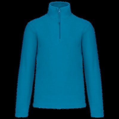 Micropolar 1/4 Cremallera con Bolsillos Tropical Blue 5XL