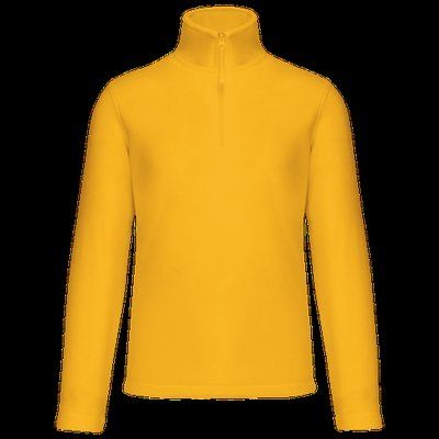 Micropolar 1/4 Cremallera con Bolsillos Yellow XL