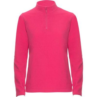 Micropolar Mujer Entallado Cuello Cremallera ROSETON L