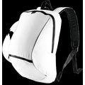 Mochila con bolsillo interior y frontal White