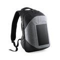 Mochila con cargador solar y salida USB para portátil 15 pulgadas y tablet  Gris