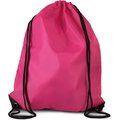 Mochila con cordones y esquinas reforzadas Magenta