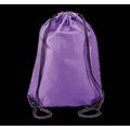 Mochila con cordones y esquinas reforzadas Purple