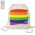 Mochila Cuerdas Algodón con Arcoiris