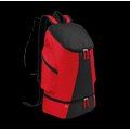 Mochila deportiva con compartimento para zapatos Red / Black