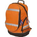 Mochila impermeable con tiras reflectantes Orange