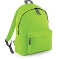 Mochila niños poliéster 600D Lime Green / Graphite Grey