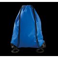 Mochila  de poliéster con cordones Azul