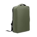 Mochila portátil 15 pulgadas con bolsillos internos Verde militar