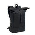 Mochila para portátil con cierre rolltop Negro