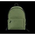 Mochila reciclada con bolsillo frontal Matcha Green