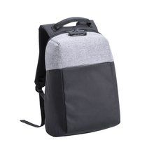 Mochila antirrobo repelente de agua para portátil 15' con salida USB Gris