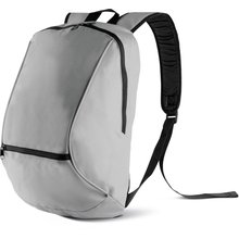 Mochila con bolsillo interior y frontal Gris