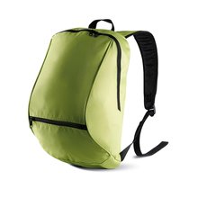 Mochila con bolsillo interior y frontal Verde