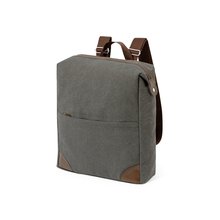 Mochila Canvas con Polipiel 475g/m2 Gri