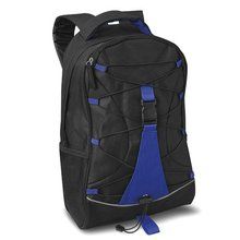 Mochila con cuerda decorativa Azul