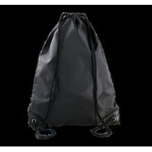 Mochila con cordones y esquinas reforzadas Black