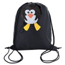 Mochila Cuerdas Plegable Pingüino