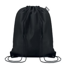 Mochila cuerdas Sostenible 190T Negro