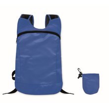 Mochila deportiva plegable con funda Azul Royal