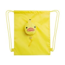 Mochila infantil plegable con alegre diseño de animales Amarillo