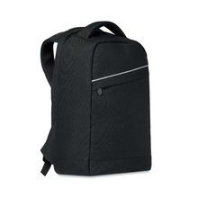 Mochila Jaspeada 600D RPET Negro