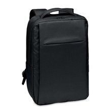 Mochila Laptop 16" Poliéster con USB Negro