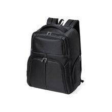 Mochila Multibolsillos 17" y ajuste trolley Negro