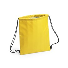 Mochila nevera infantil de cuerdas en poliéster Amarillo