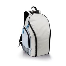 Mochila nevera isotérmica con portabotella Azul / Gris