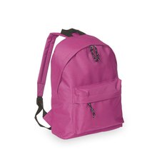 Mochila pequeña en resistente poliéster Fucsia