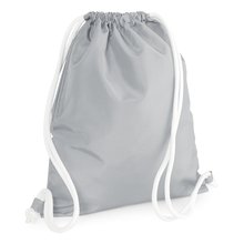 Mochila polieste rcon cordón Gris