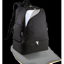 Mochila con porta zapatos Black / White / Light Grey