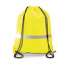 Mochila reflectante con cordones Amarillo