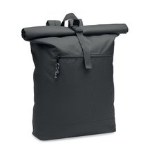 Mochila roll top RPET 600D Negro