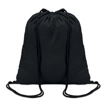 Mochila Saco de Cuerdas y Algodón Negro